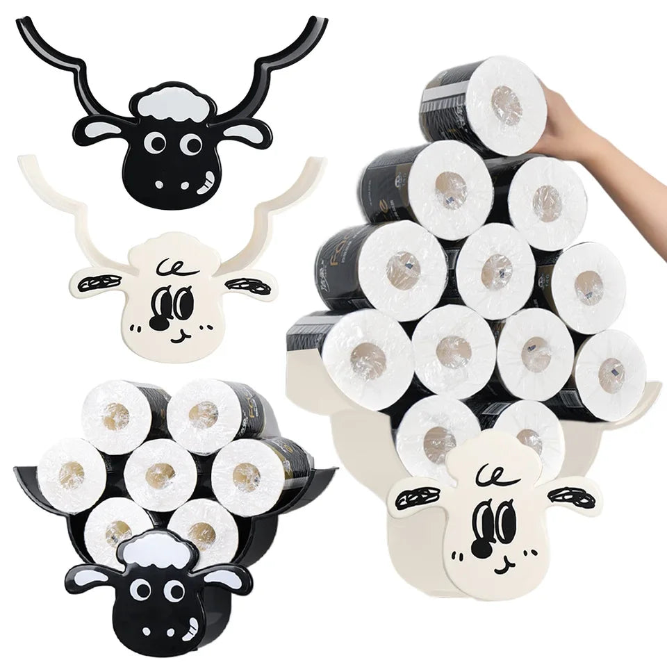 Sheep Wall Mounted Toilet Paper Holder