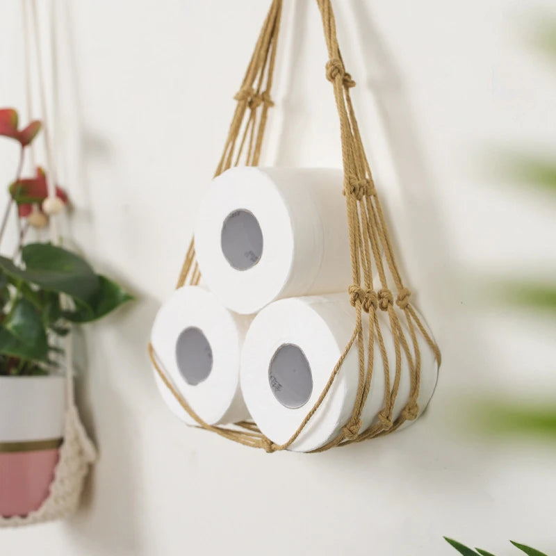 Nordic Wall Hanging Toilet Paper Holder