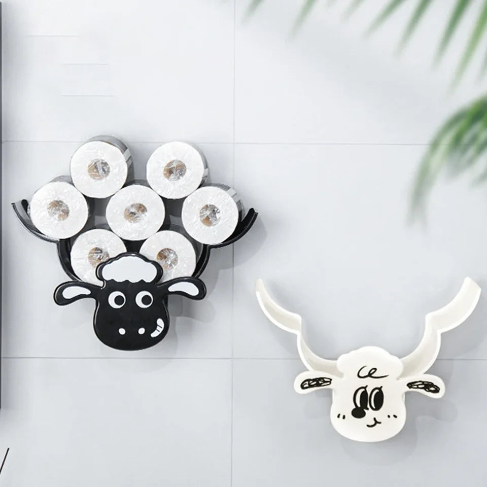 Sheep Wall Mounted Toilet Paper Holder