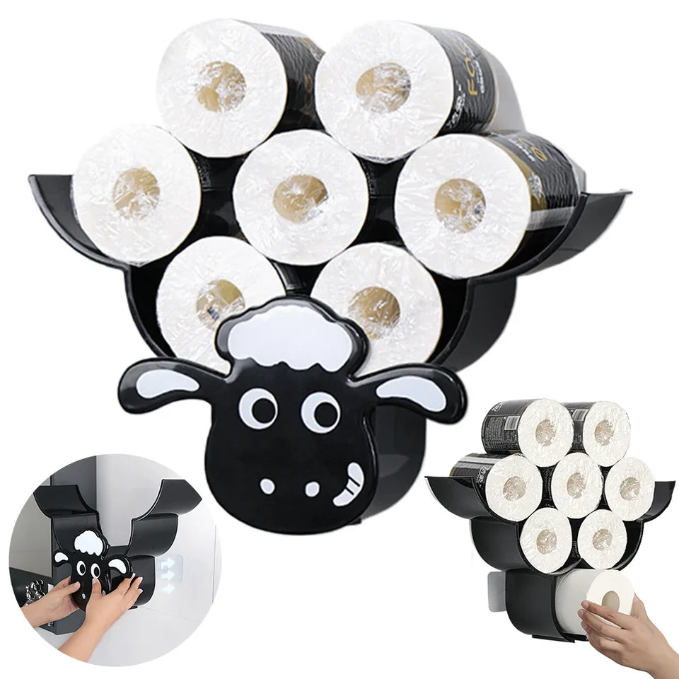 Sheep Wall Mounted Toilet Paper Holder